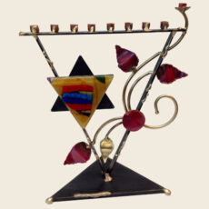 A84 - Triangular Tree of Life menorah